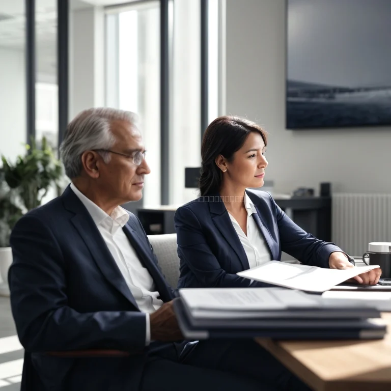 Legal Consultation Steps Illustration